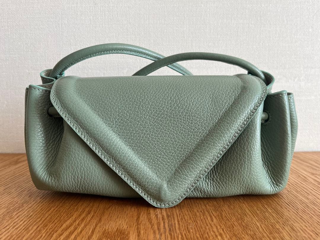 TOMORROWLAND DES PRESグリーン レザー ショルダーバッグ