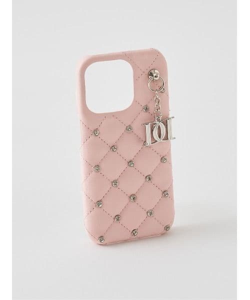 Darich キルティングビジューDDチャームiPhoneケース　15Pro