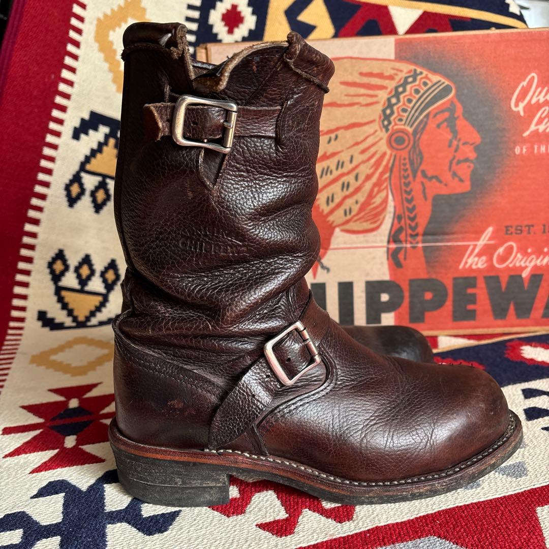 チペワ　Chippewa エンジニアブーツ スチールトゥ サイズ7.5E