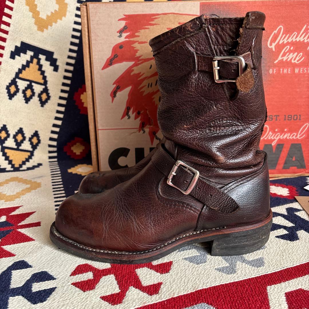 チペワ　Chippewa エンジニアブーツ スチールトゥ サイズ7.5E