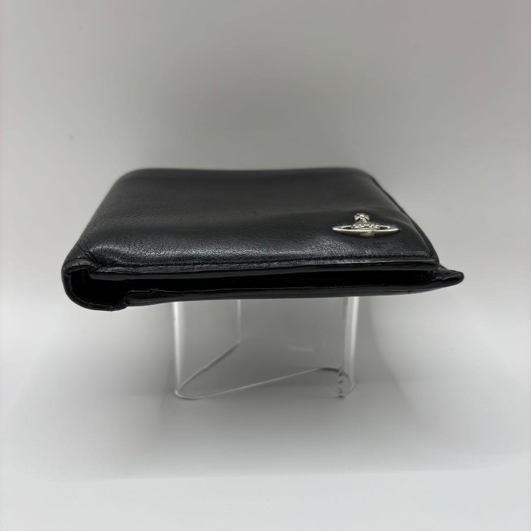 vivienne westwood 二つ折り財布　ブラック　コンパクト　財布