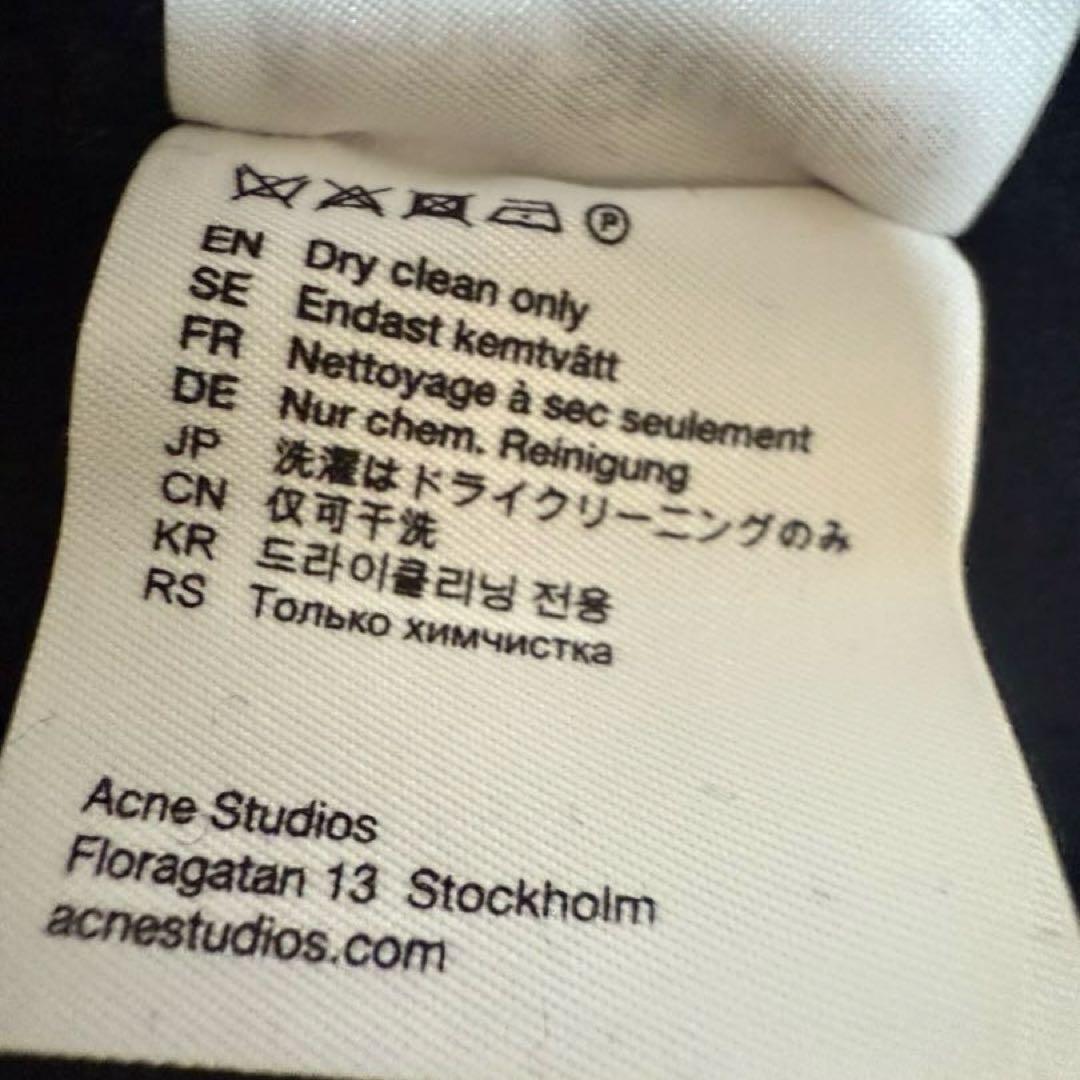 Acne Studios 黒 マフラー 200x70cm