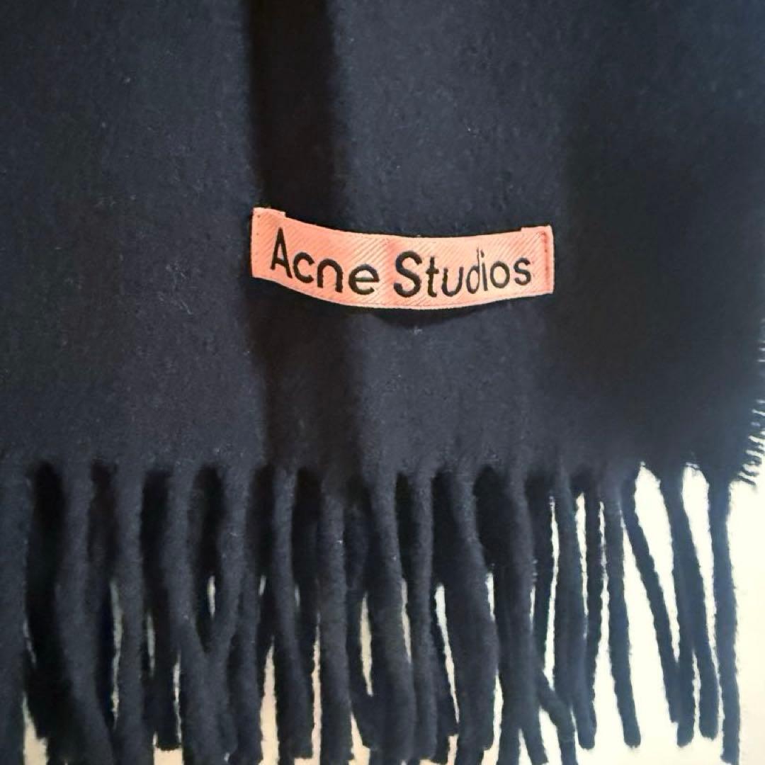 Acne Studios 黒 マフラー 200x70cm