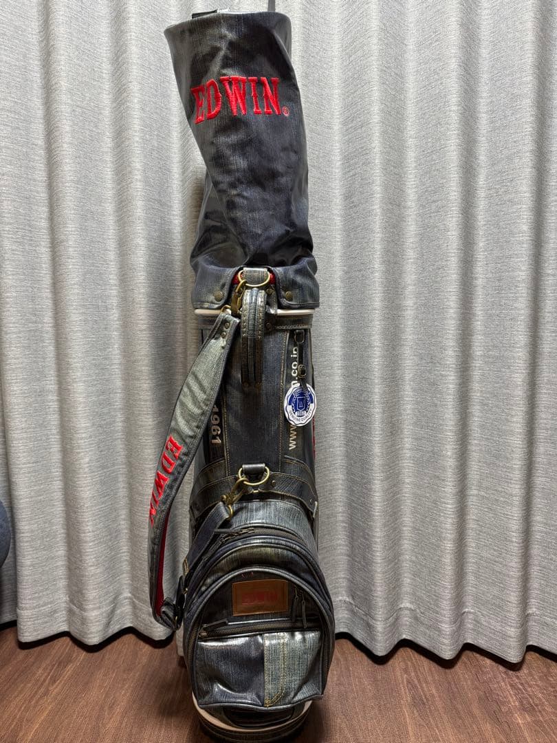 【EDWIN】キャディバッグ　デニム