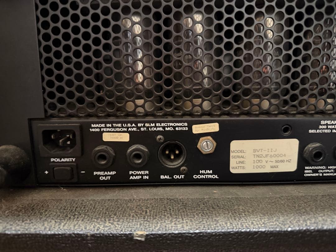 ampeg SVT-II ベース用アンプ ヴィンテージ アンペグ フルチューブ