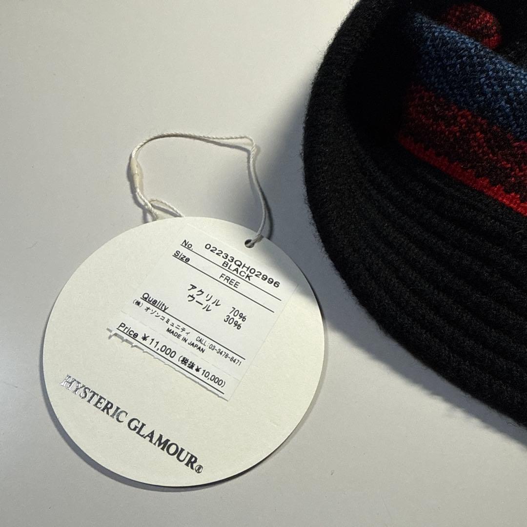 【即完売品】HYSTERIC GLAMOUR バケットハット 黒 赤　メンズ