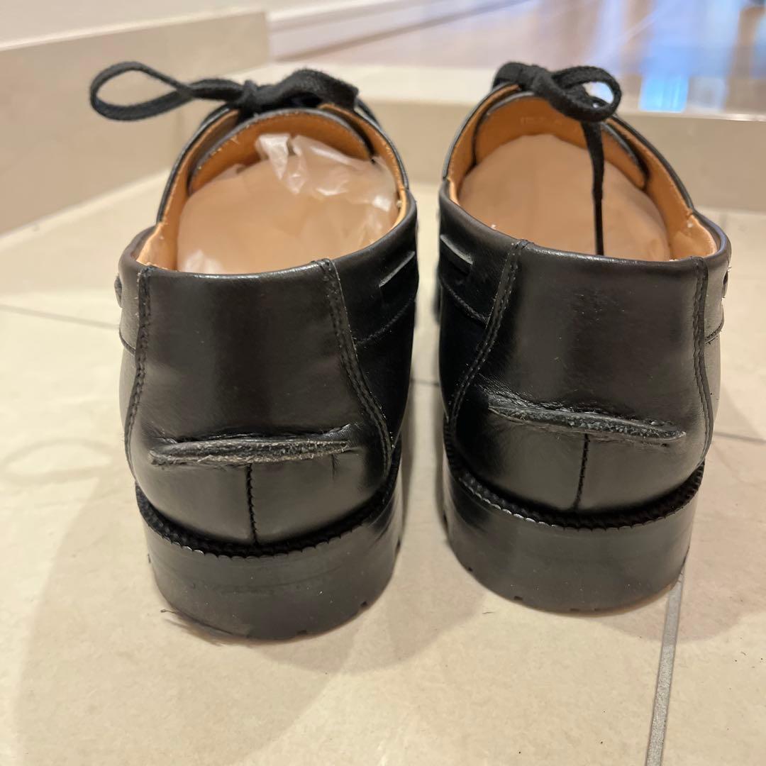 BEAUTY & YOUTH ブラック　フレンチ ボート シューズ