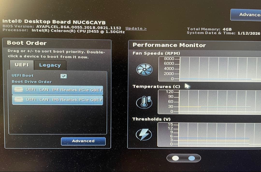 Intel NUC 4台セット コンパクトミニPC