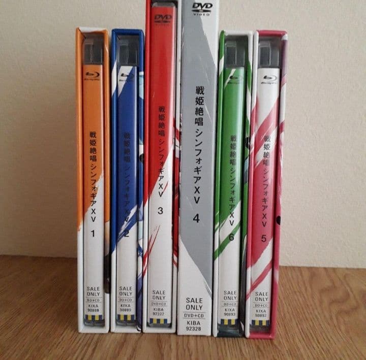 戦姫絶唱シンフォギア　XV DVD　Blu-ray　混合　全巻　GXのみ1巻