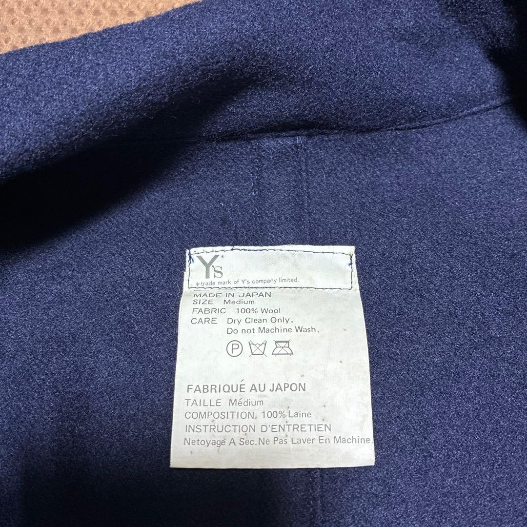 Y's ネイビー ロングコート