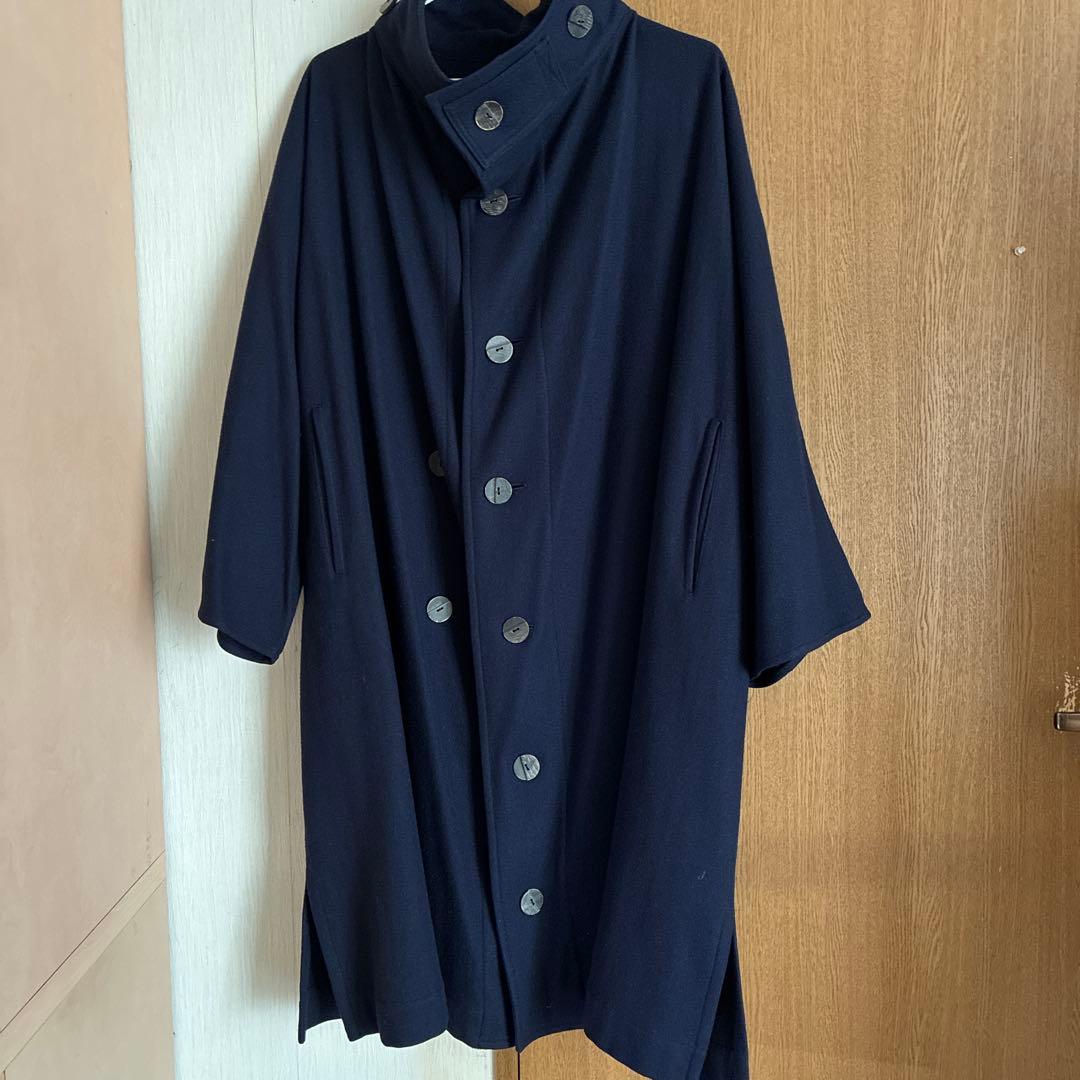 Y's ネイビー ロングコート