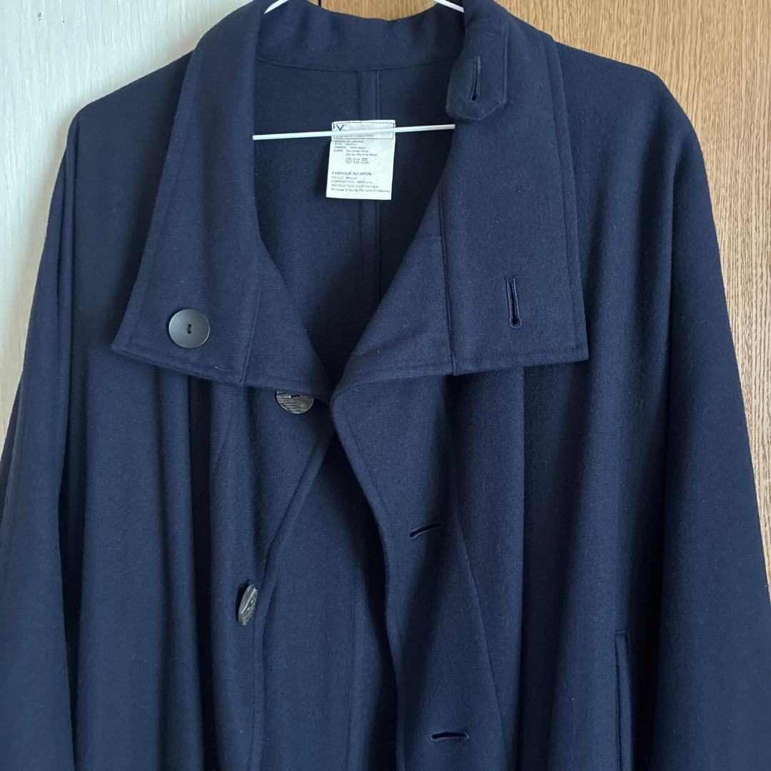 Y's ネイビー ロングコート