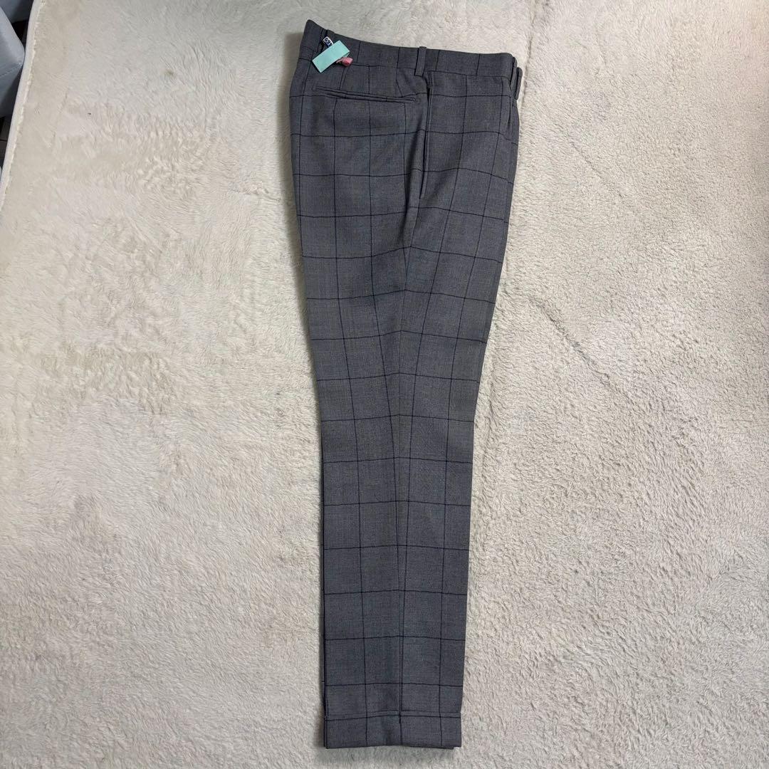 スーツセレクト スリーピーススーツ ライトグレー チェック柄 Y5 フォーマル