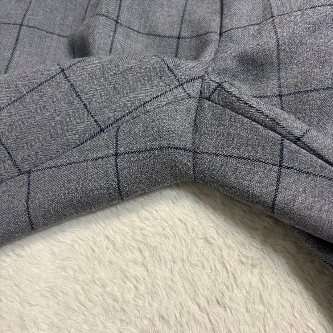 スーツセレクト スリーピーススーツ ライトグレー チェック柄 Y5 フォーマル