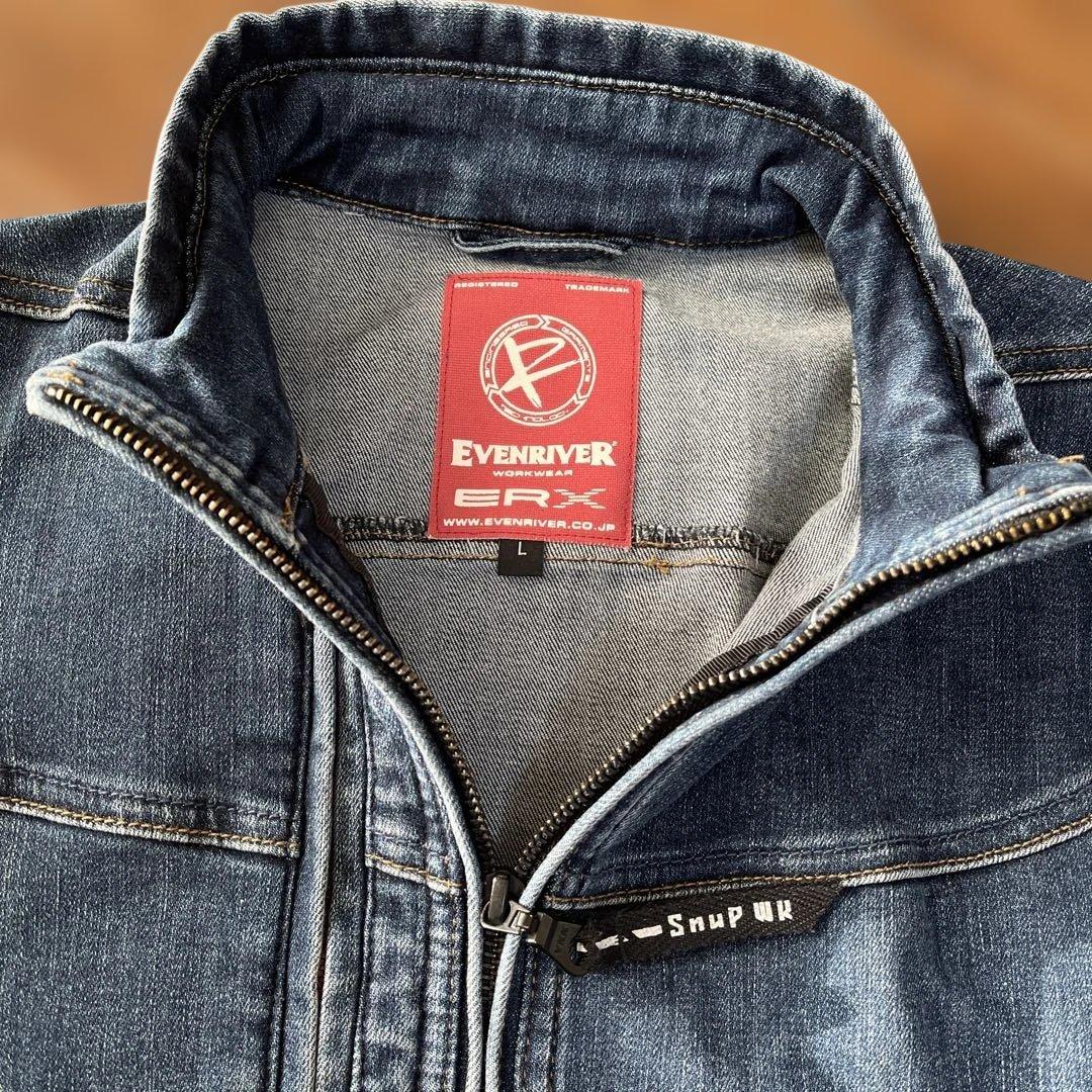 EVEN スナップワーカーコラボ　デニムセットアップ　作業服