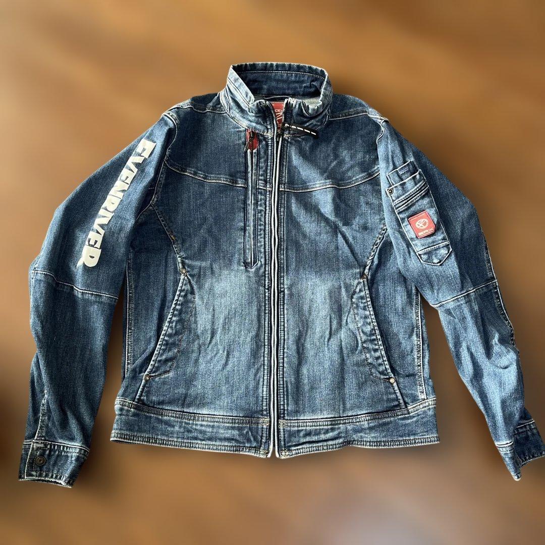 EVEN スナップワーカーコラボ　デニムセットアップ　作業服