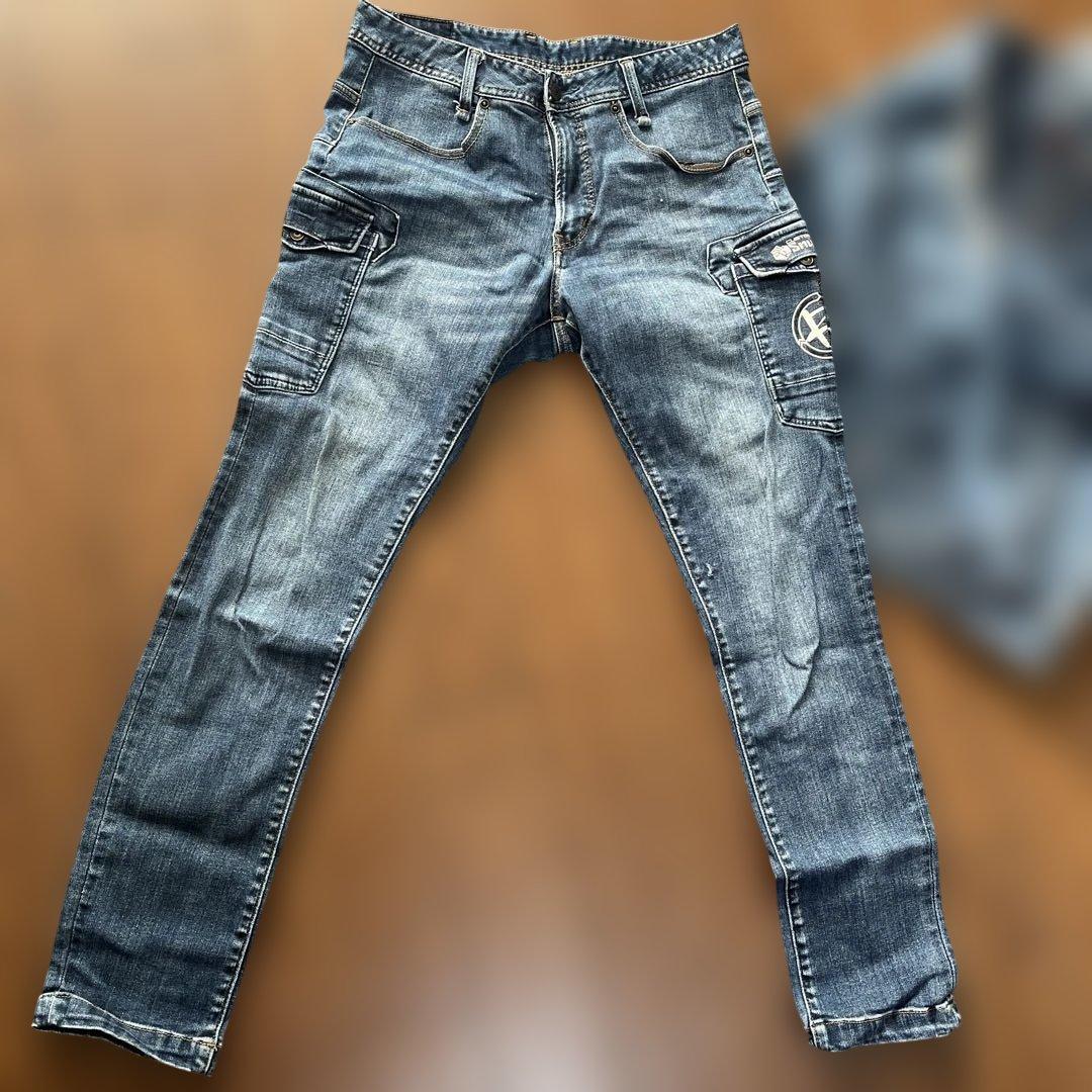 EVEN スナップワーカーコラボ　デニムセットアップ　作業服