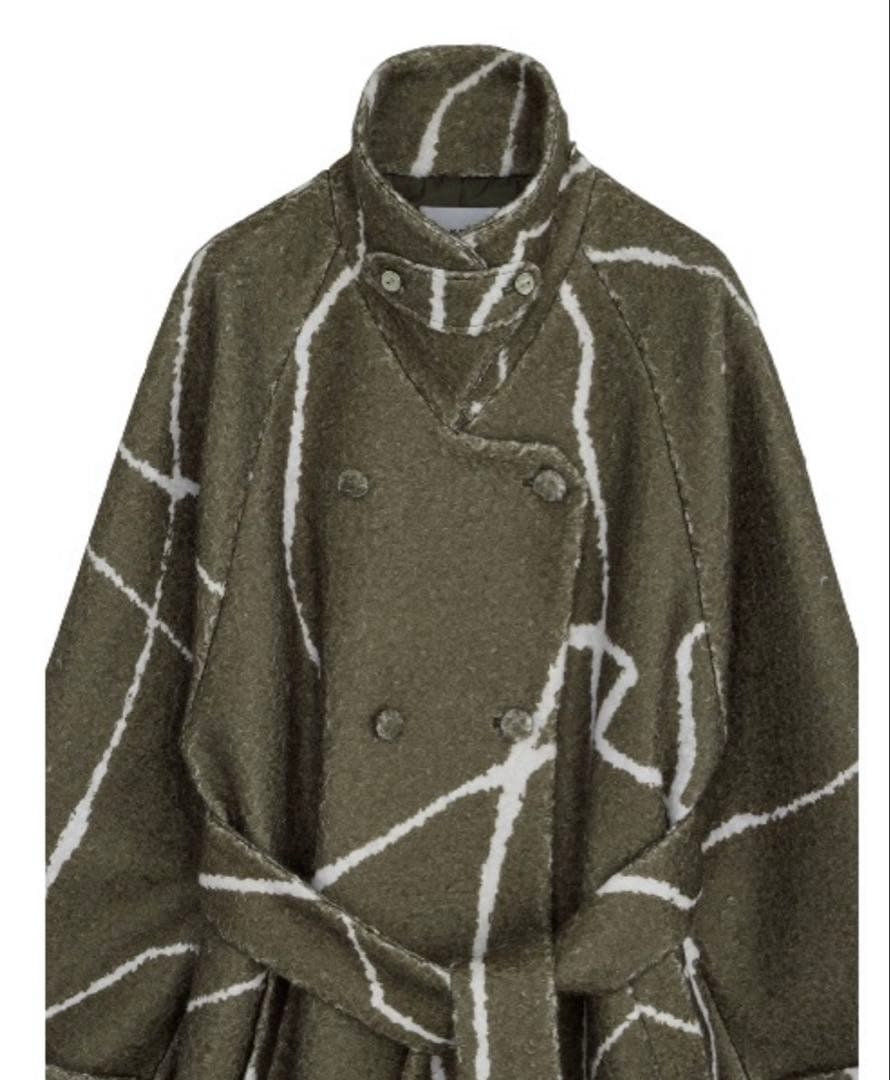 LITTLE FLARE LINE ART ロングコート アメリヴィンテージ