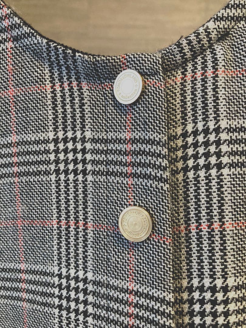 トゥモローランド タッターグレンチェック4way ジレ