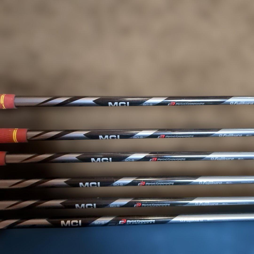 ブリヂストン 202CBP PW-5 6本 MCI black 80S