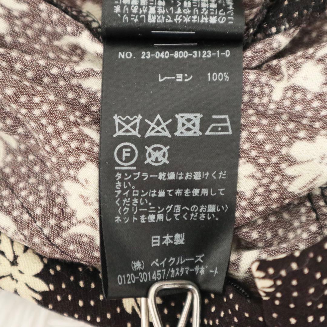 23SS★エディットフォールル ヴィンテージフラワーオールインワン 花柄 36