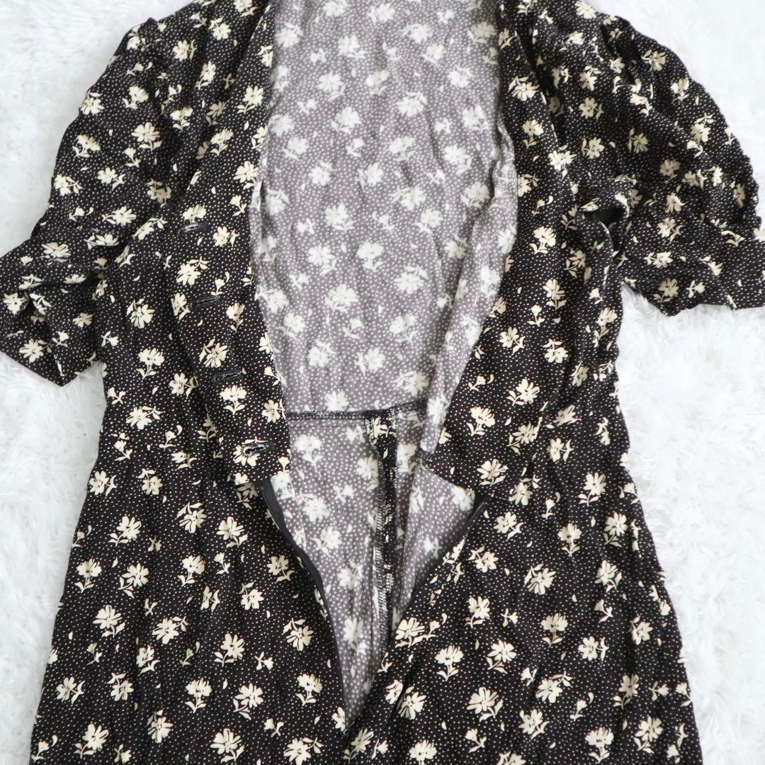 23SS★エディットフォールル ヴィンテージフラワーオールインワン 花柄 36