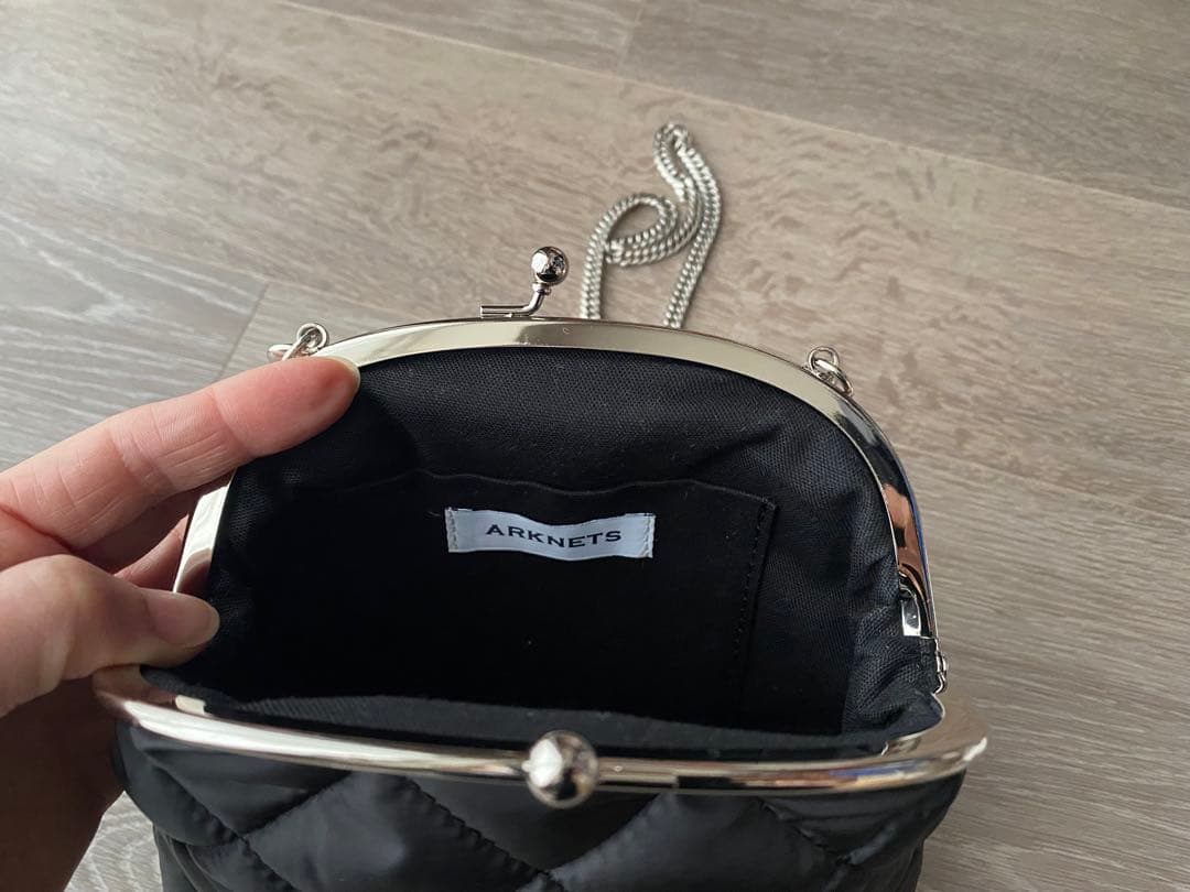 beautiful people 別注　がま口ショルダーポーチ