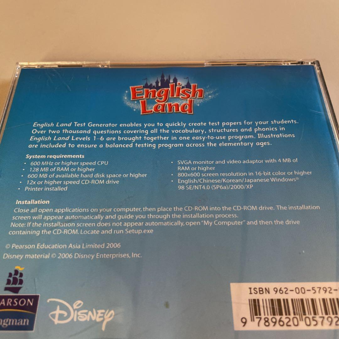 English Land フォニックス フラッシュカードDVD CD-ROM