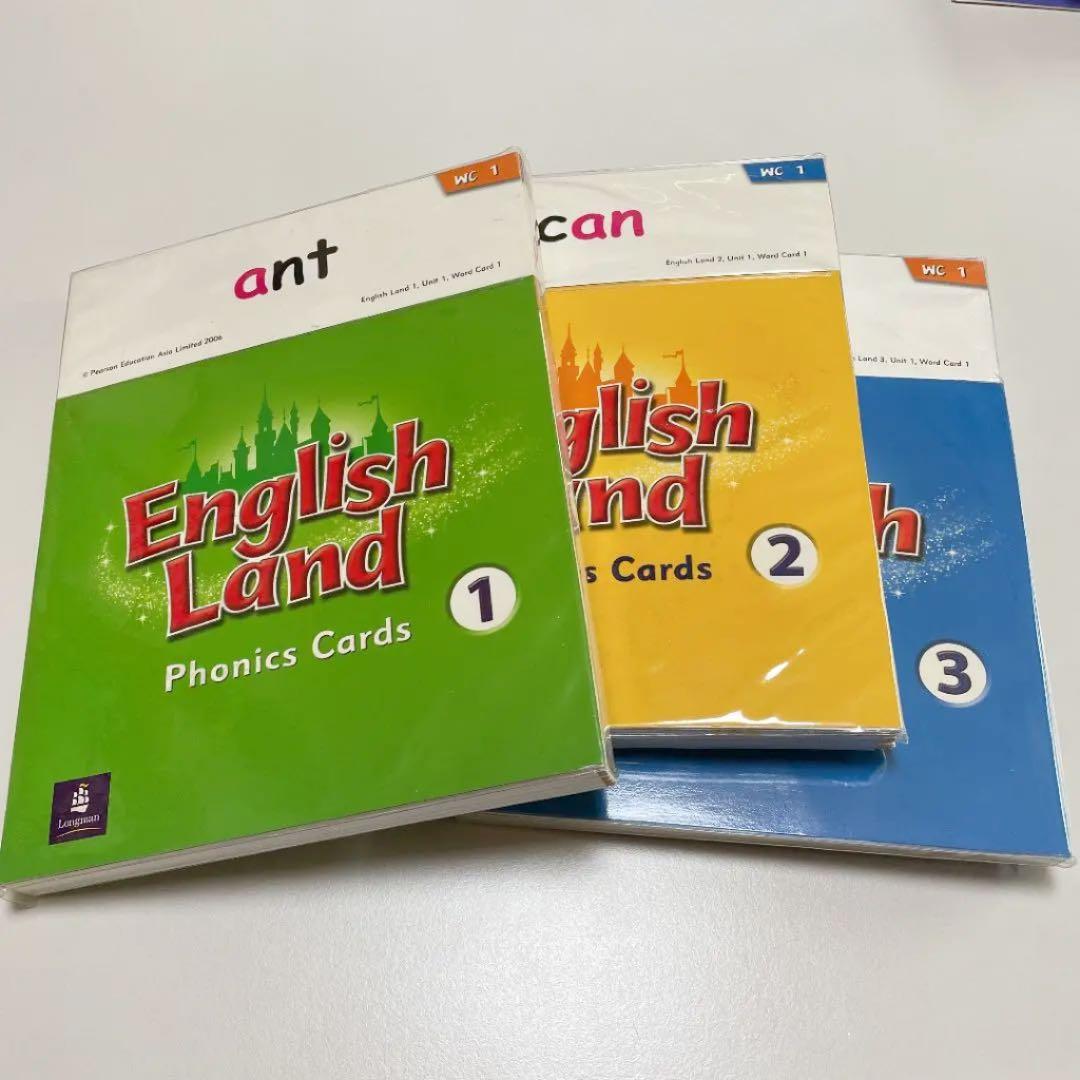 English Land フォニックス フラッシュカードDVD CD-ROM