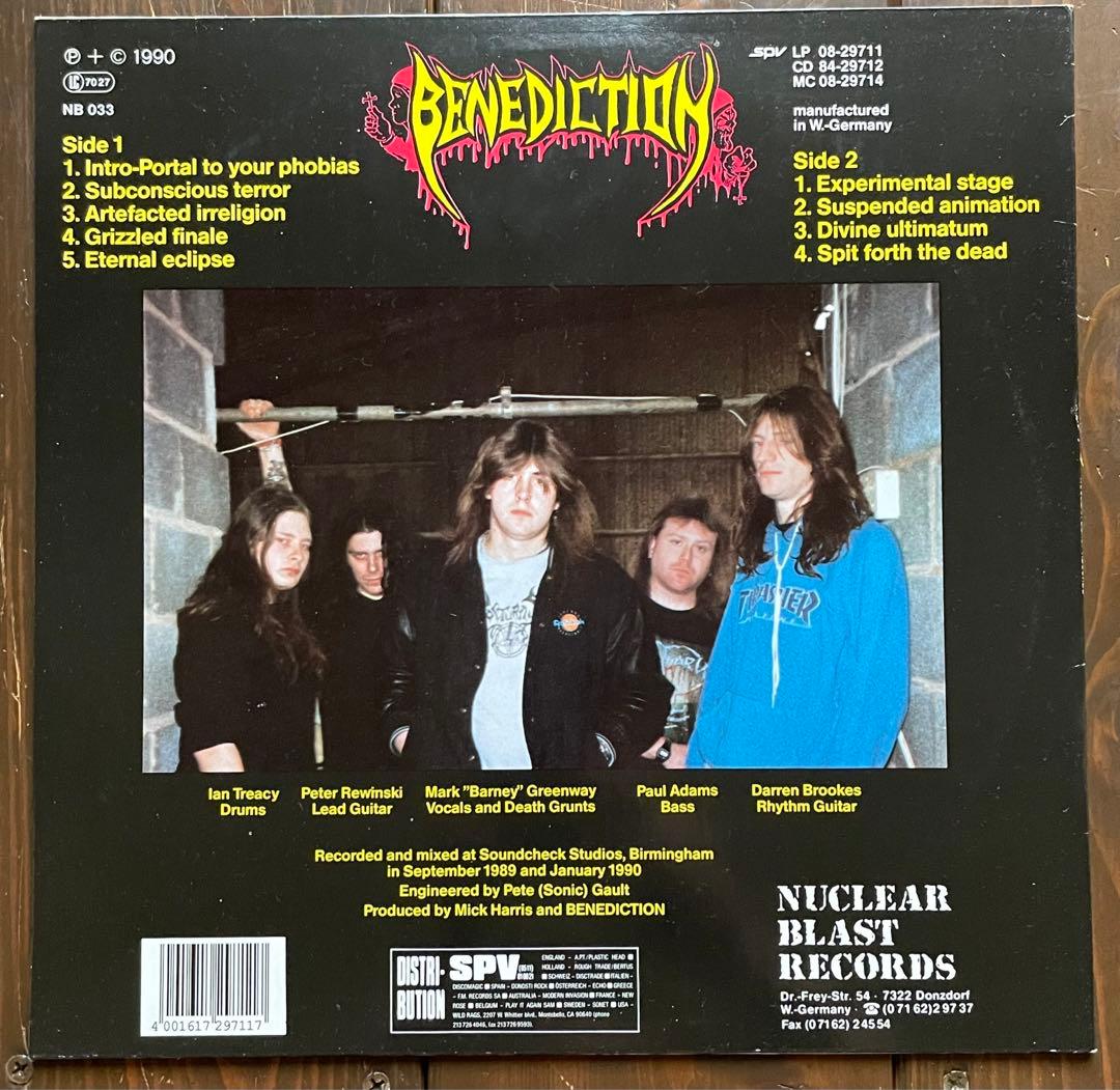 洋楽 BENEDICTION / subconscious terror