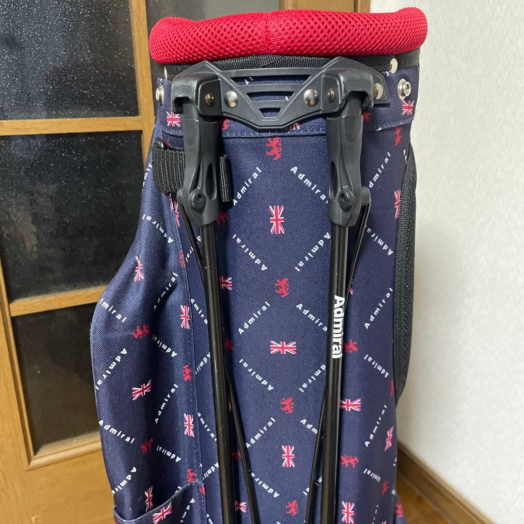 Admiral アドミラル ネイビー ゴルフバッグ・キャディバッグ