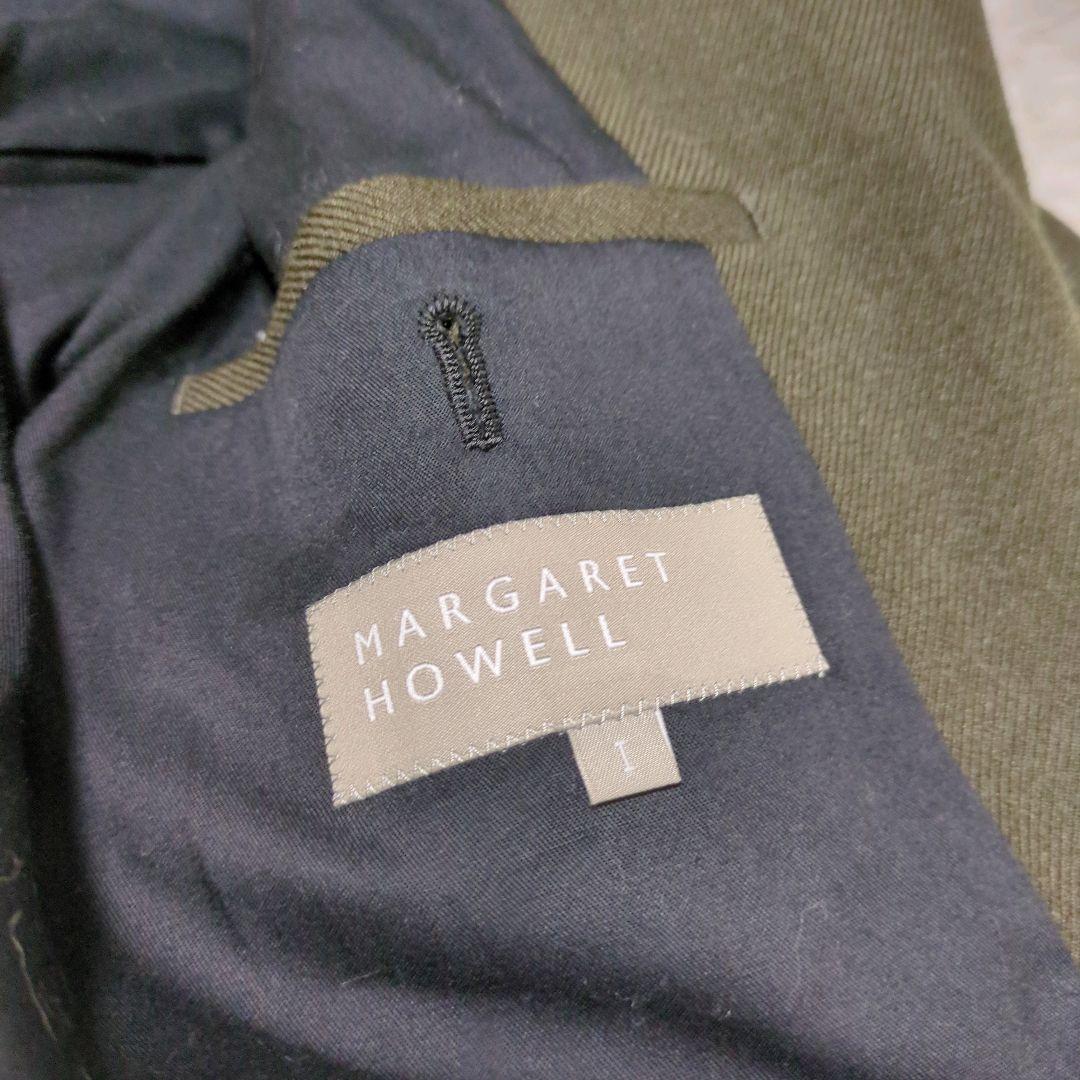 マーガレットハウエル ダブルブレスト ロングコートオリーブ Ⅰ