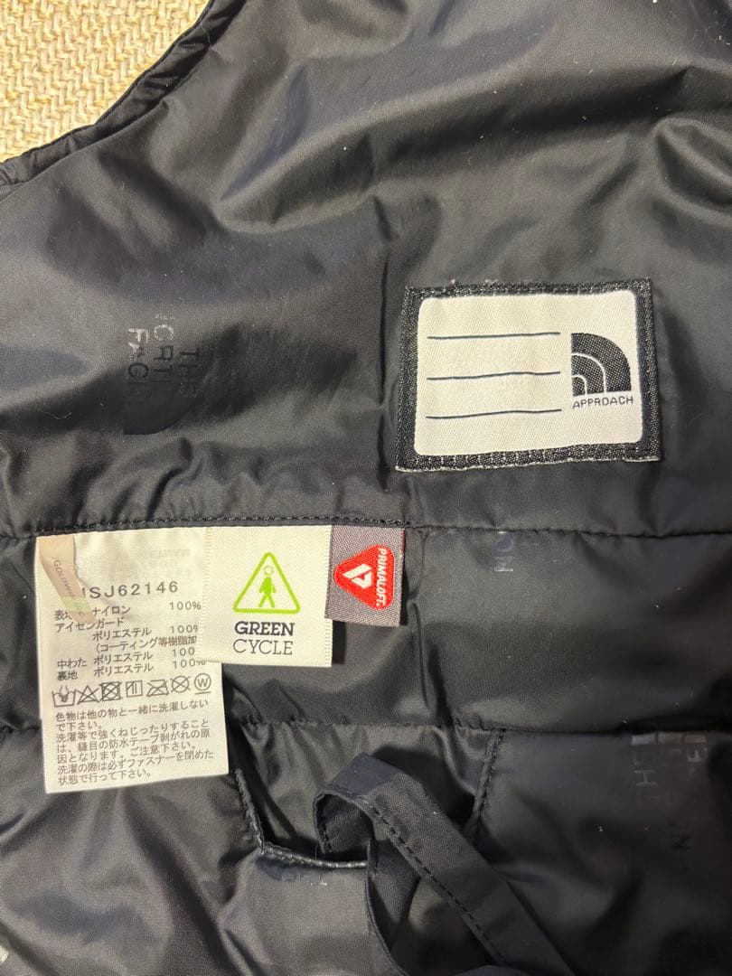 THE NORTH FACE 子ども用オーバーオール ブラック　140