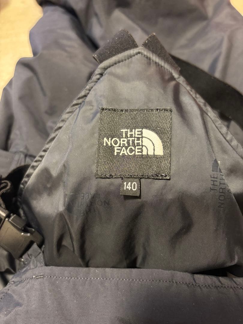 THE NORTH FACE 子ども用オーバーオール ブラック　140