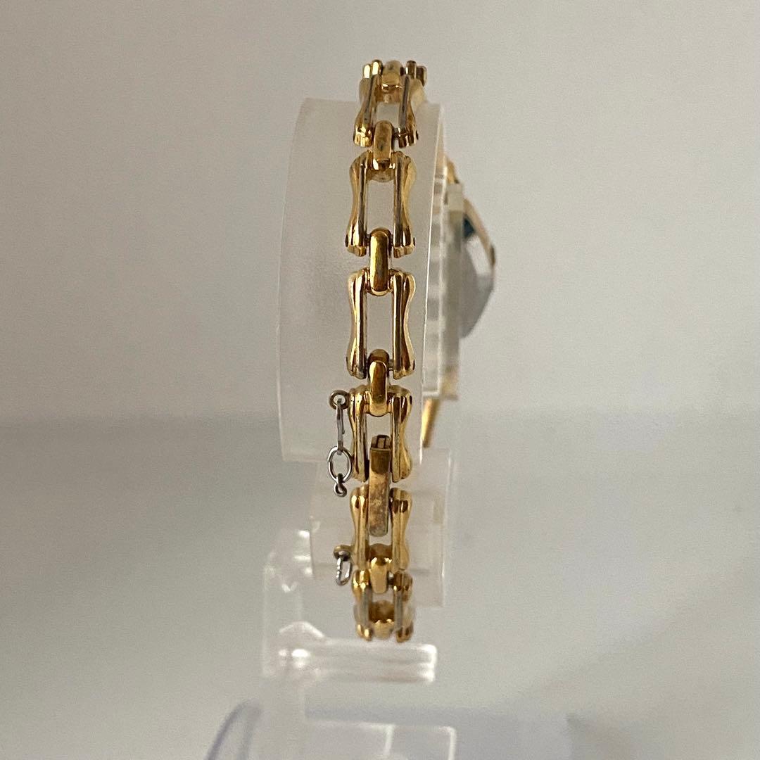 新品電池　SEIKO ゴールド　オクタゴン　ドレスウォッチ