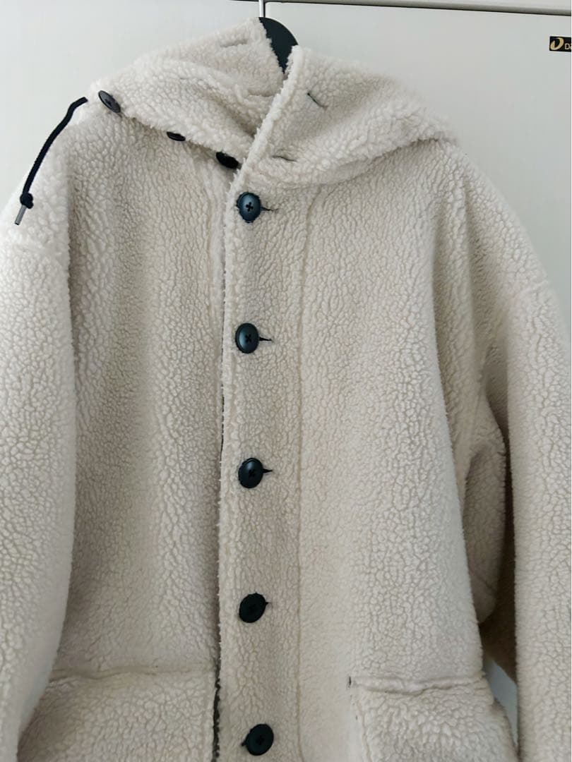 JANESMITHジェーンスミスリバーシブルボアロングコート美品送料込み