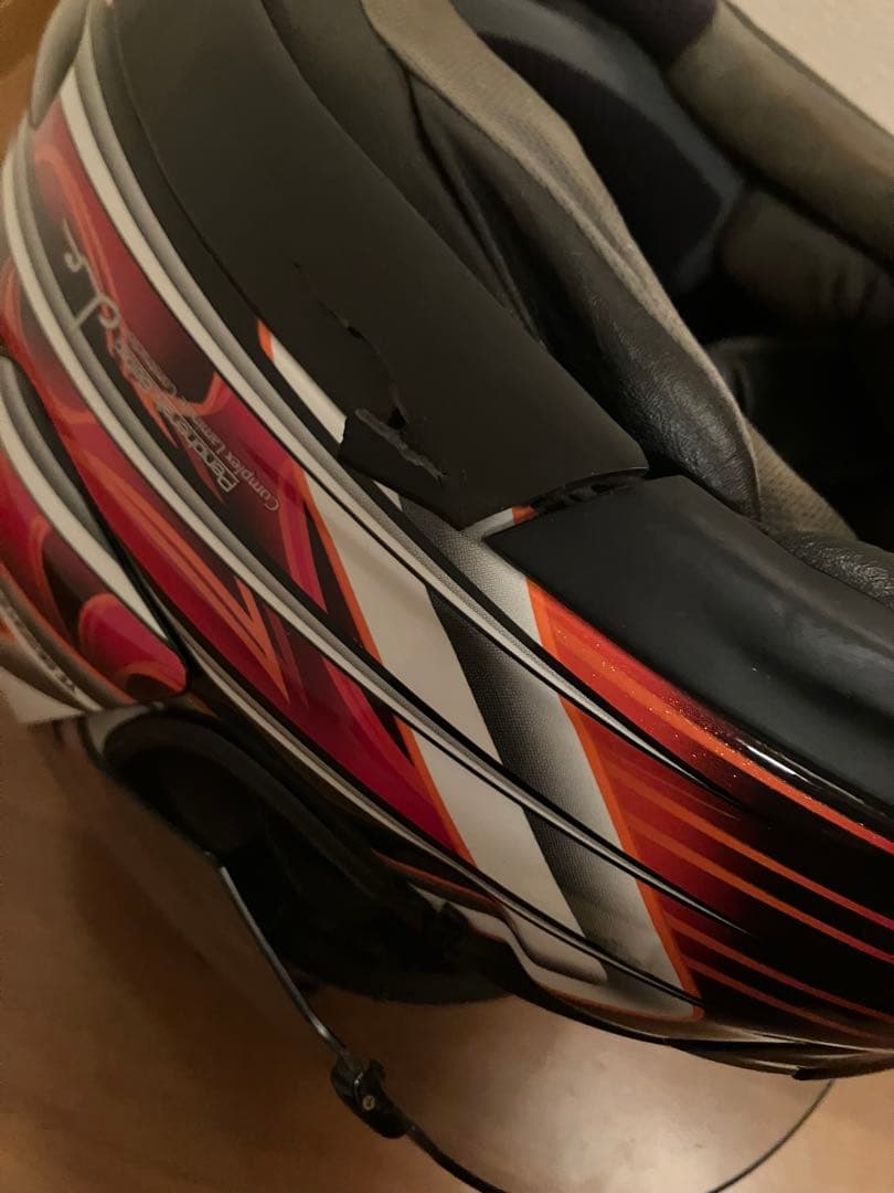 値下げ⭐︎Arai フルフェイスヘルメット レッド/ブラック/ホワイト