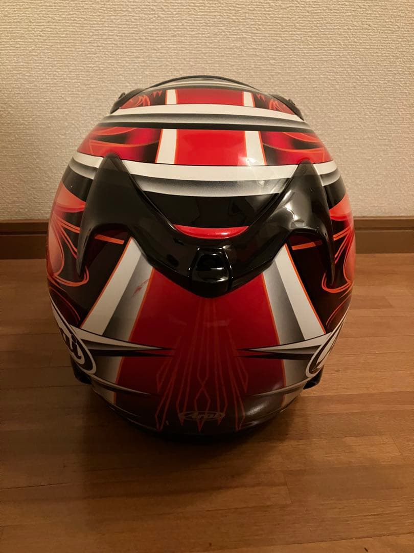 値下げ⭐︎Arai フルフェイスヘルメット レッド/ブラック/ホワイト
