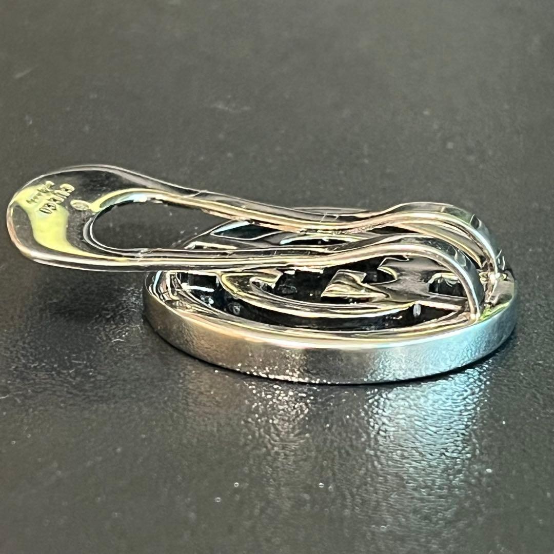 GUCCI グッチ　GGロゴ　シルバーマネークリップ　インターロッキング