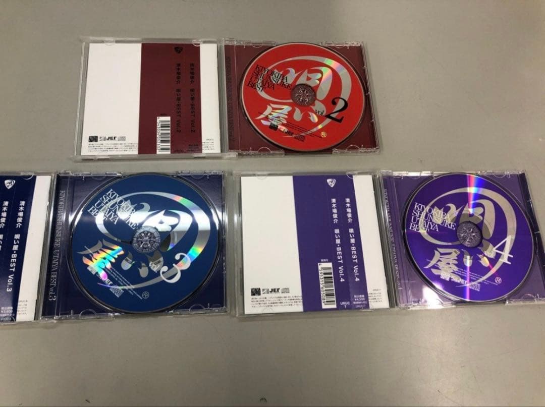 【CD 計3枚 清木場俊介 唄い屋 BEST Vol.2・3・ 4帯付】