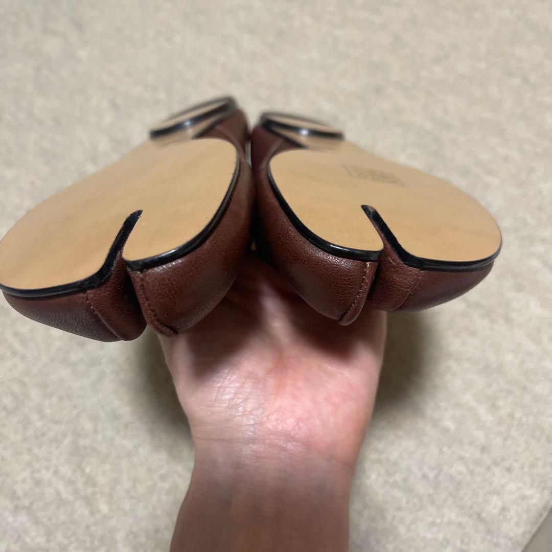 未使用品　マルジェラ　足袋バレエ　38 ブラウン