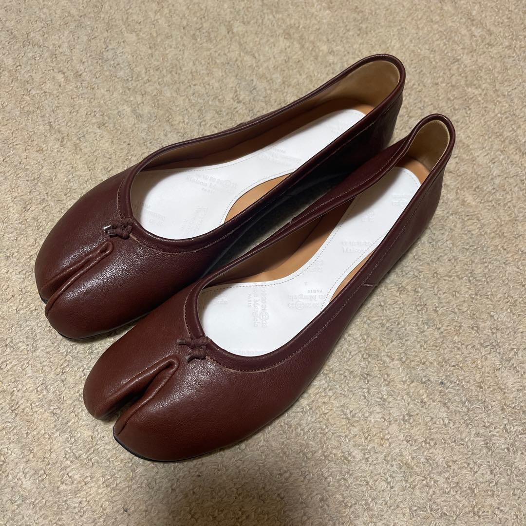 未使用品　マルジェラ　足袋バレエ　38 ブラウン