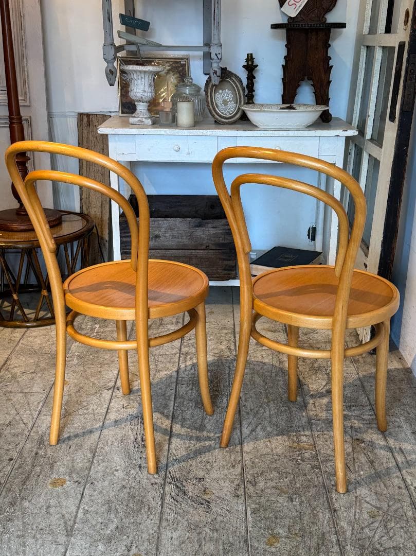 ベントウッドチェア２脚セットC　ZMG RADOMSKO社 ヴィンテージ 曲木
