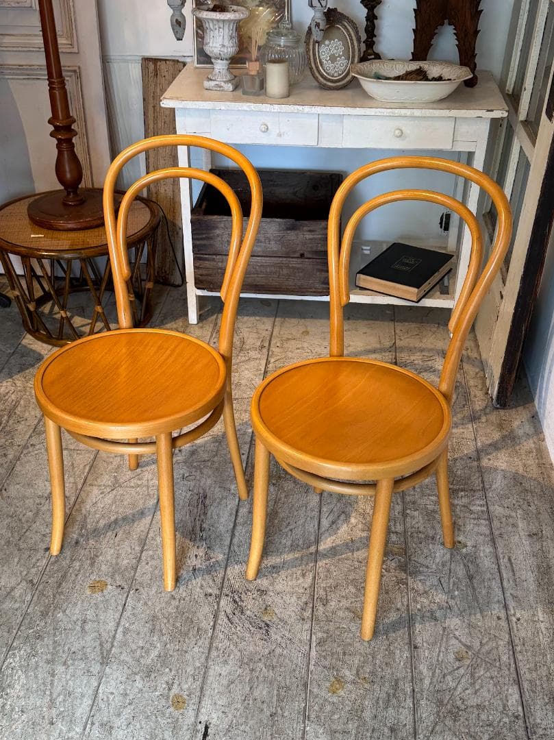 ベントウッドチェア２脚セットC　ZMG RADOMSKO社 ヴィンテージ 曲木