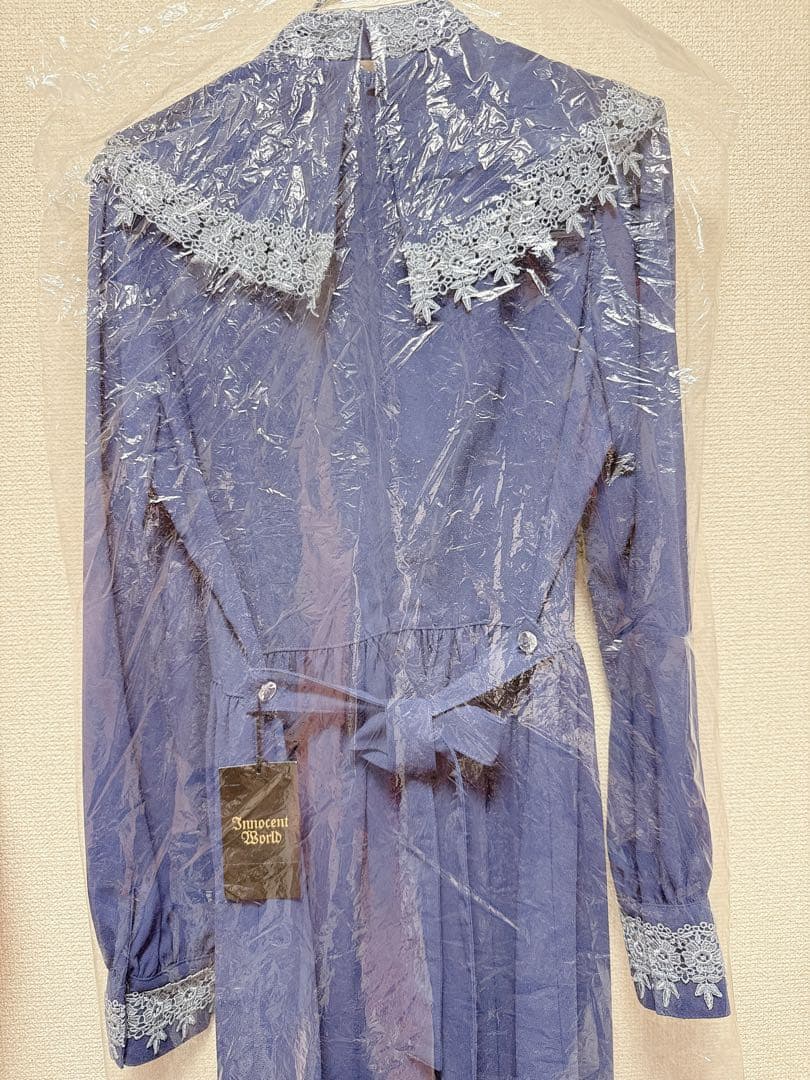 新品未使用タグ付き イノセントワールド コーデリアローズワンピース ブルー