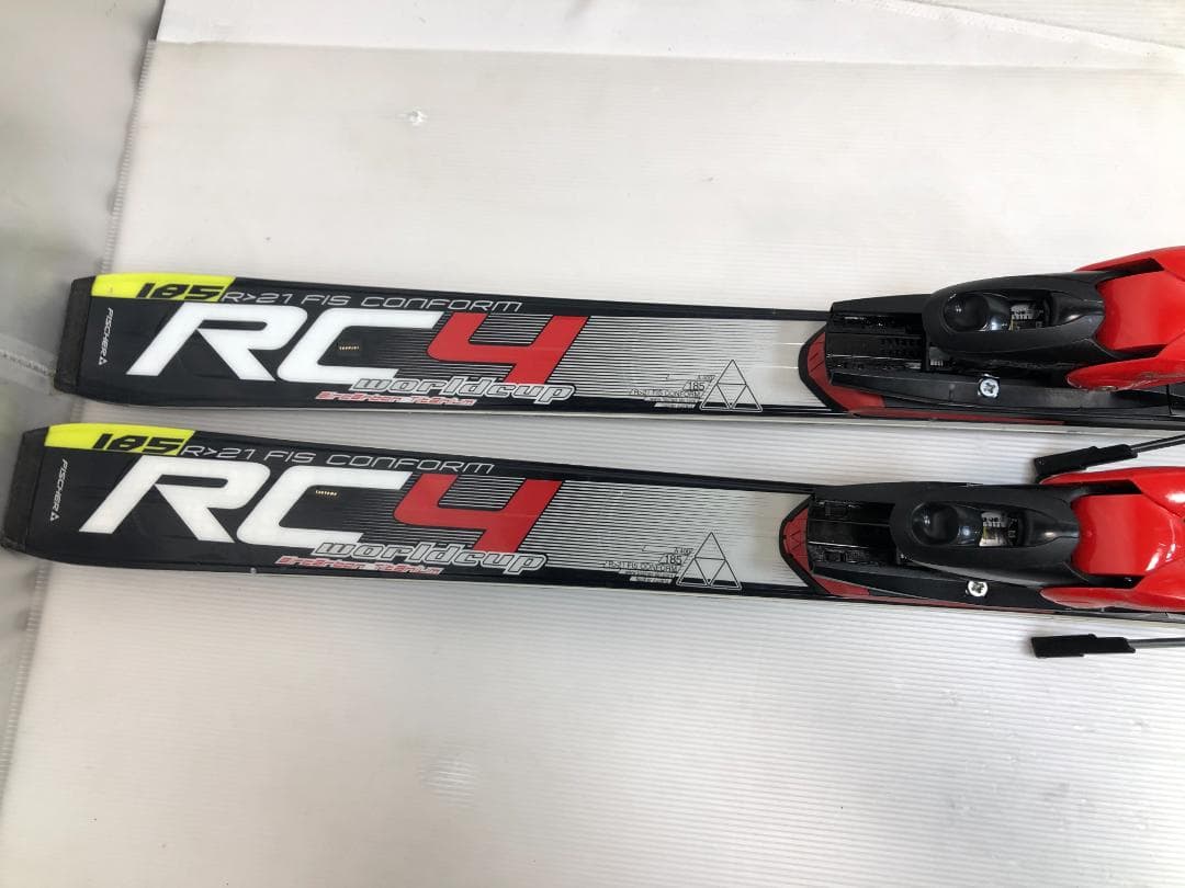 ◆ スキー FISCHER RC4 W.C. 185 カービングスキー スキー板