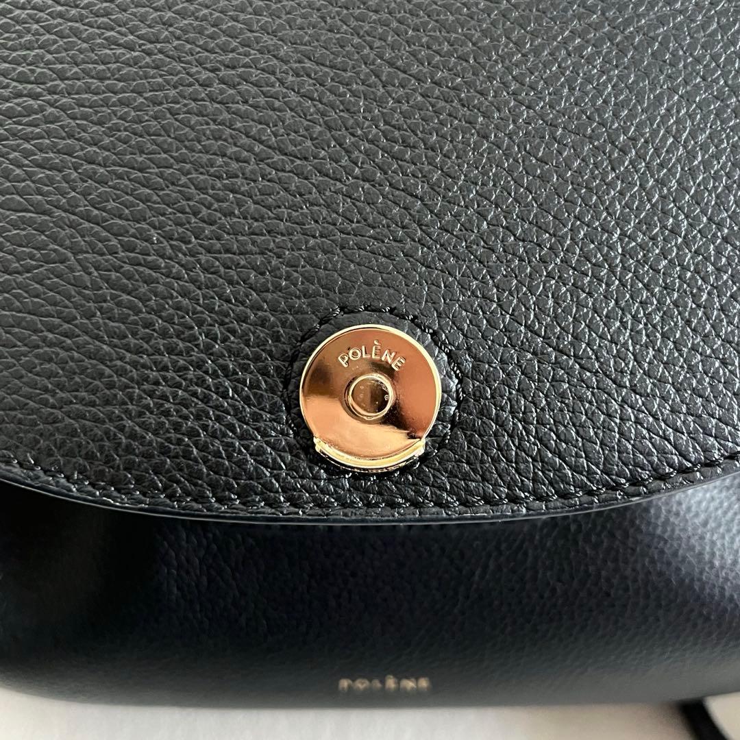 山*記様 POLENE NUMERO UN ポレーヌ　ハンドバッグ　黒