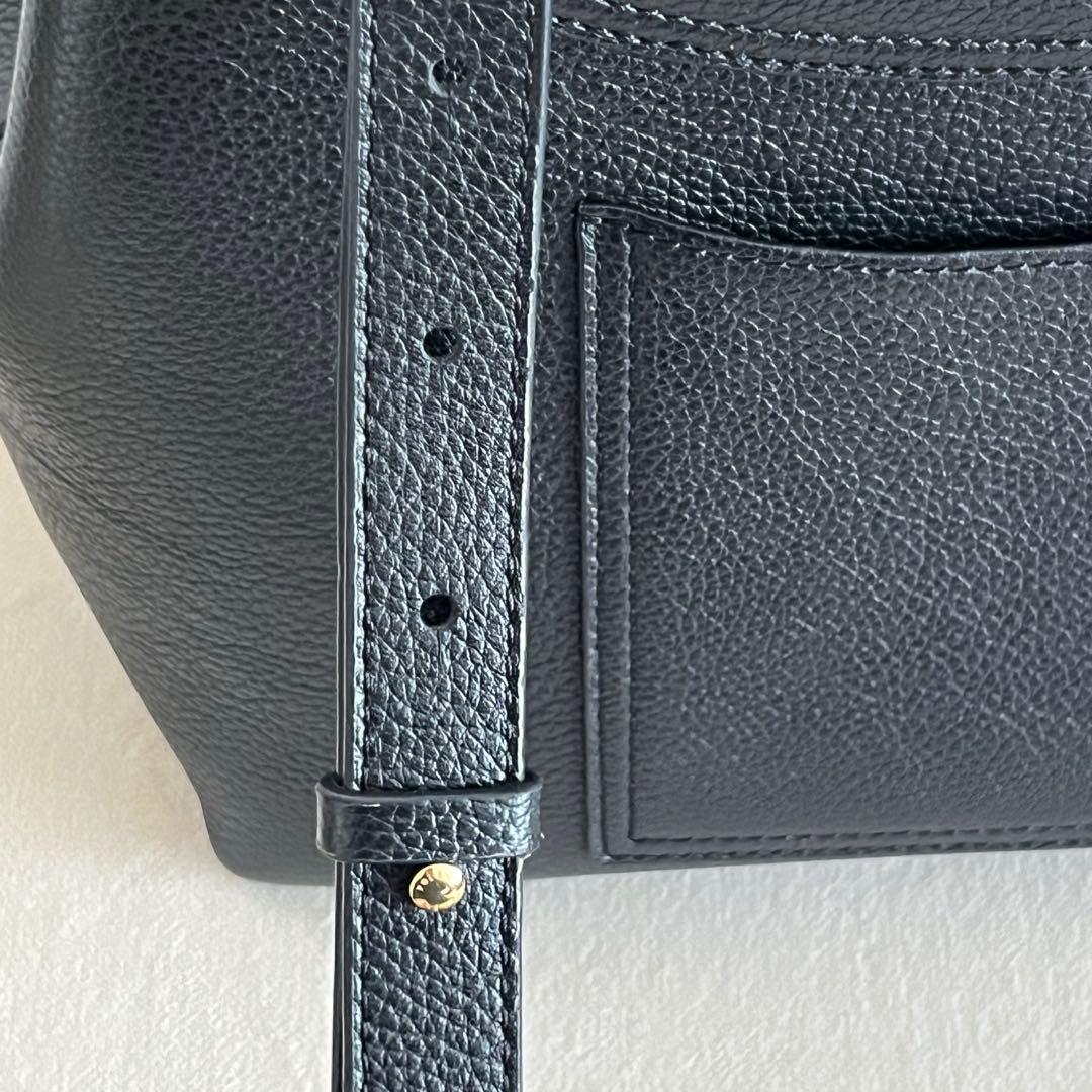 山*記様 POLENE NUMERO UN ポレーヌ　ハンドバッグ　黒