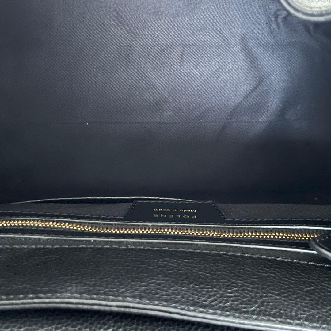 山*記様 POLENE NUMERO UN ポレーヌ　ハンドバッグ　黒