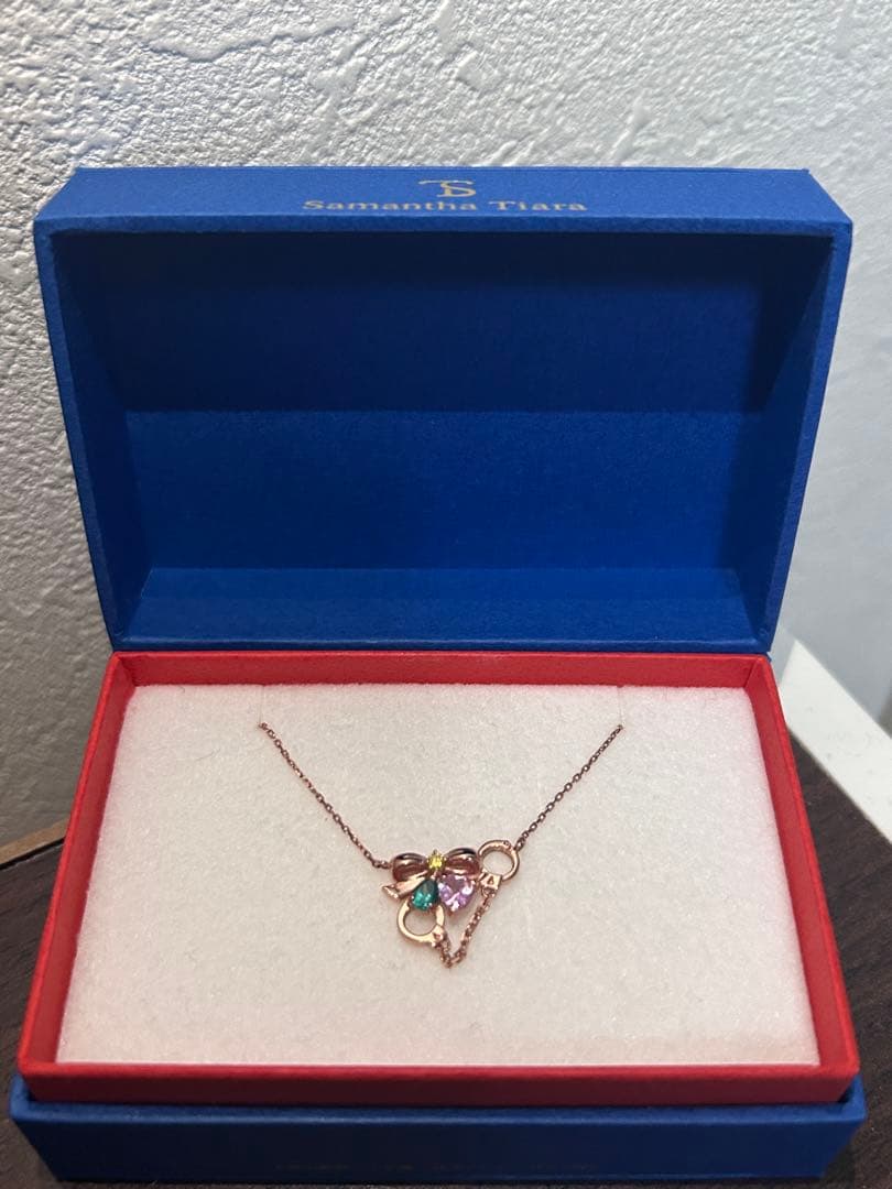 【値下げ】サマンサティアラ×名探偵コナン2024 服部平次＆遠山和葉 ネックレス